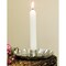 Handmade Crimped 3/4" Tin Taper Candle Holder with Fingerloop